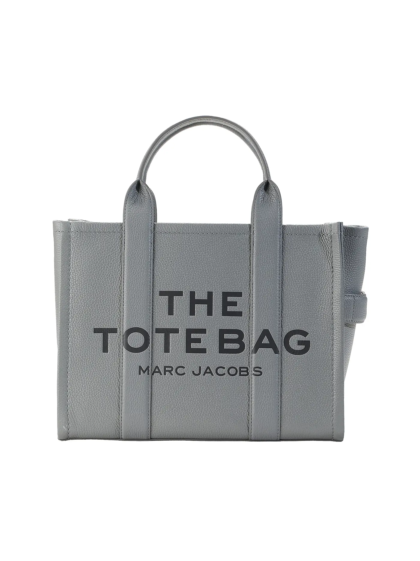 MARC JACOBS | Ledertasche - Tote Bag  THE MEDIUM TOTE LEATHER | grau